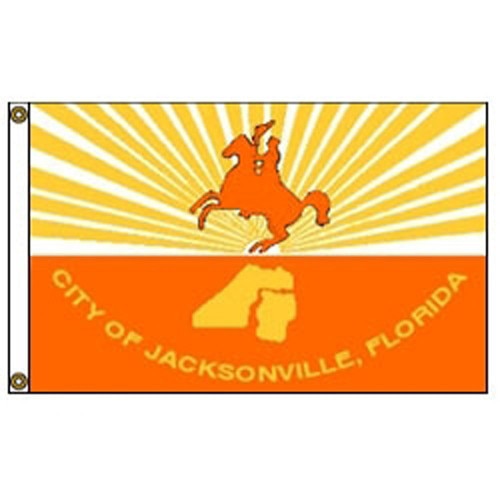 Jacksonville Florida city flag