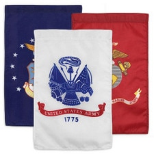 military garden flags