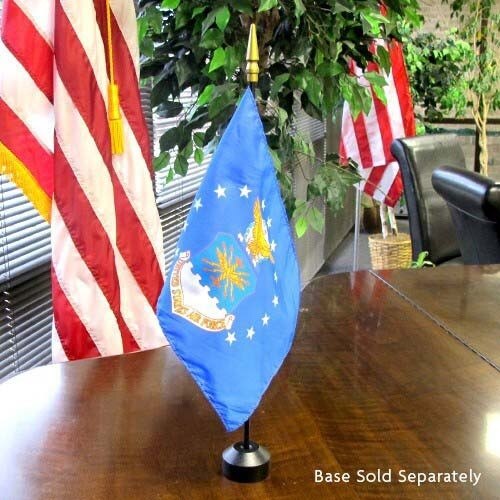 small air force flag on table