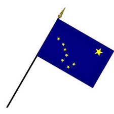 Small Alaska flag