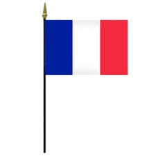 French flag with three vertical str