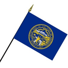 Small Nebraska State Flags