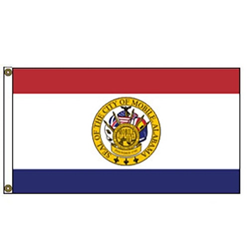 Mobile Alabama city flag design