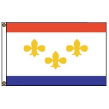 flag with three fleur de lis