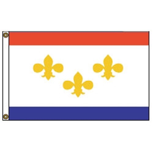 flag with three fleur de lis