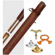 Indoor Jointed Flagpole Sets