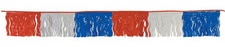 red white blue tri color banner