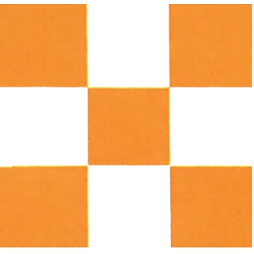 orange squares on white background
