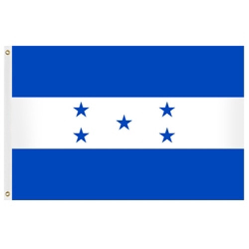 flag of Honduras blue white blue