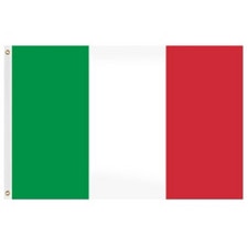 Italy flag green white red stripes