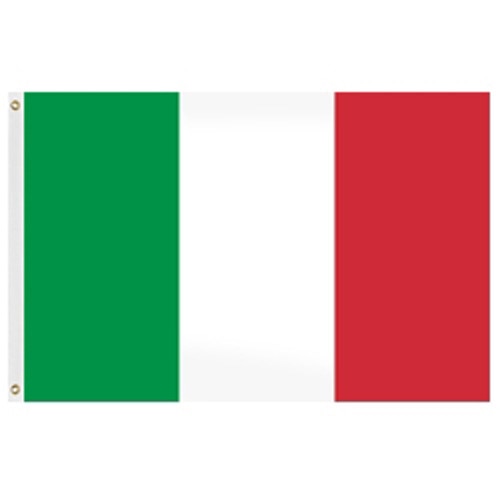 Italy flag green white red stripes