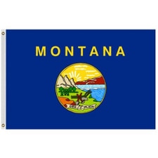 Outdoor Montana Flags