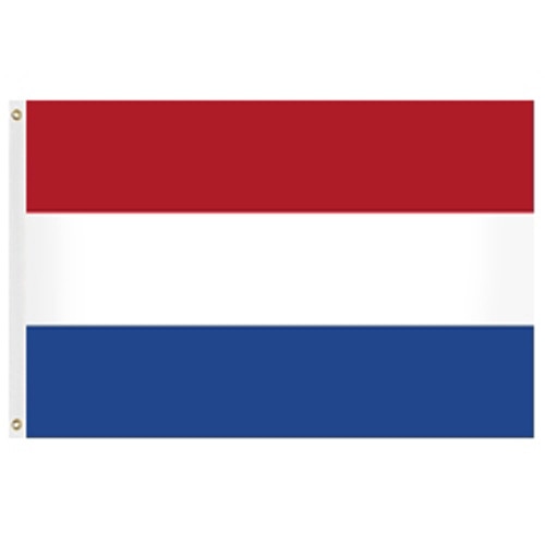 Dutch flag red white blue stripes