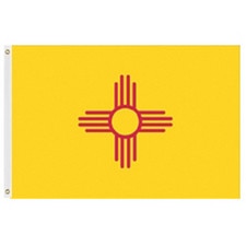 outdoor new Mexico flag