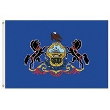 Outdoor Pennsylvania Flag