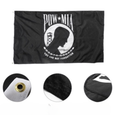 POW MIA flag with grommets and deta