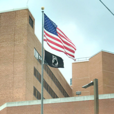 Nylon POW MIA Black Flag