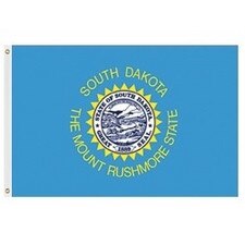 Outdoor South Dakota Flags
