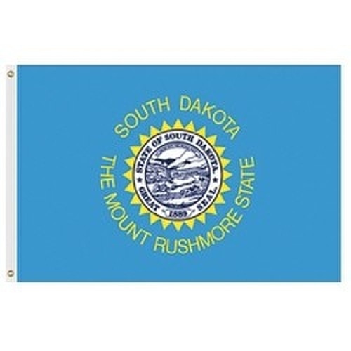 Outdoor South Dakota Flags