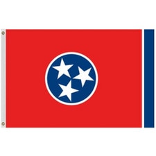 Outdoor Tennessee Flags