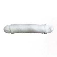white rope coiled on a surface