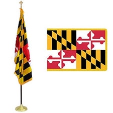 Maryland flag set