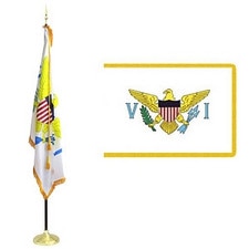US Virgin Islands flag and banner