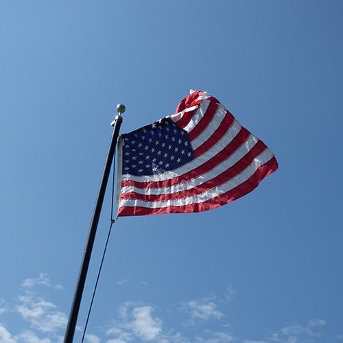 18 Ft. Steel Flagpole with US Flag
