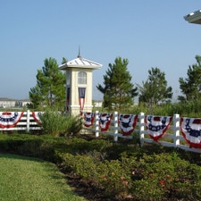 American flag bunting