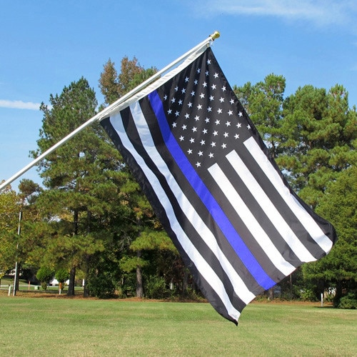 Thin Blue Line Flag