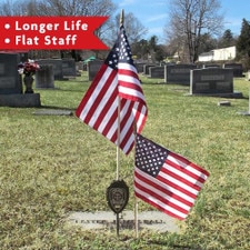 U.S. Cemetery Flags