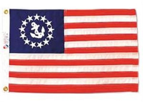 US flag with anchors and stars