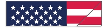 Step 4 of folding a u.s. flag