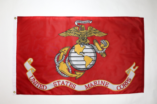 Tough-Ply Poly USMC Flag